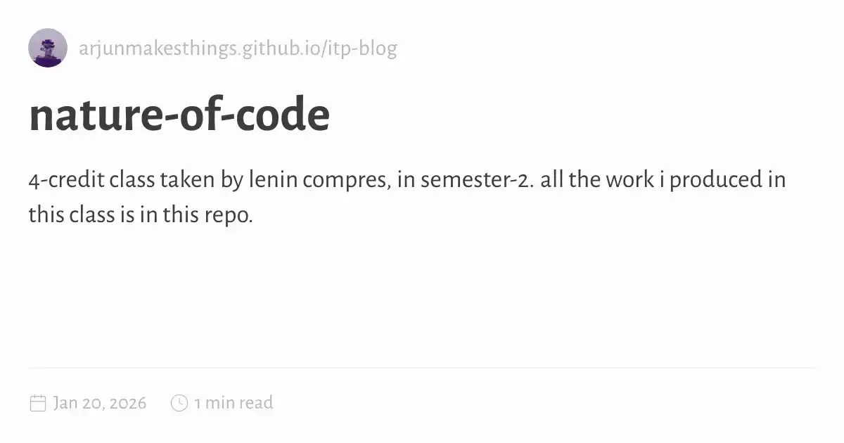 nature-of-code